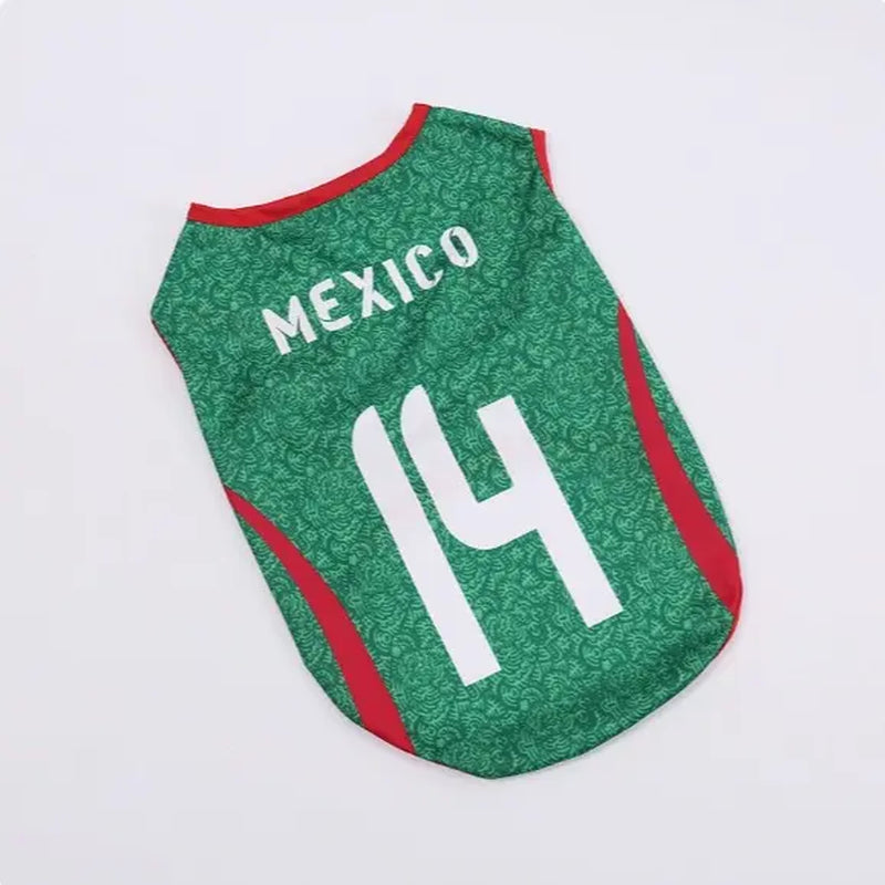 Stylish Pet Soccer Jersey - Perfect Game Day Outfit for Small to Medium Dogs and Cats!
