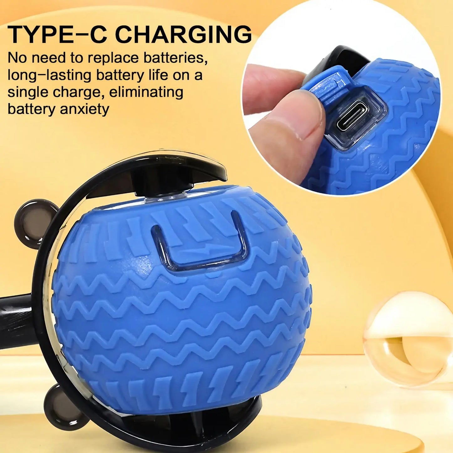 Rechargeable Interactive Cat Toy Ball - Fun & Durable Teaser for Indoor Play & Exercise (1 or 2 Count)