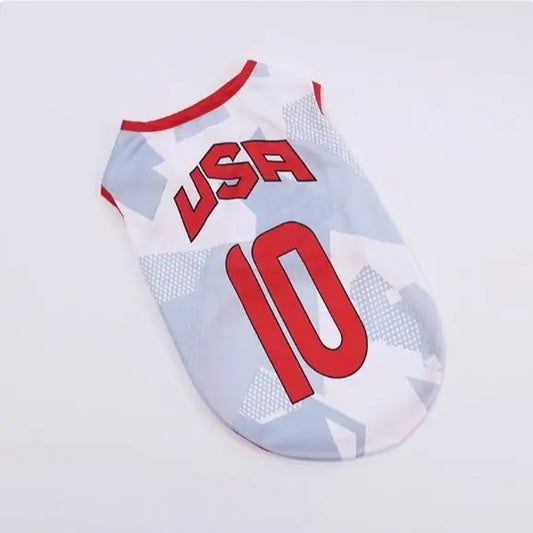Stylish Pet Soccer Jersey - Perfect Game Day Outfit for Small to Medium Dogs and Cats!