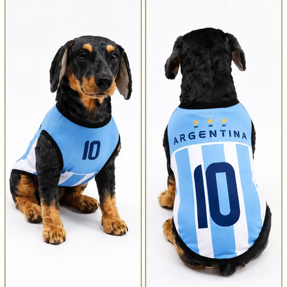 Stylish Pet Soccer Jersey - Perfect Game Day Outfit for Small to Medium Dogs and Cats!