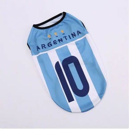 Stylish Pet Soccer Jersey - Perfect Game Day Outfit for Small to Medium Dogs and Cats!