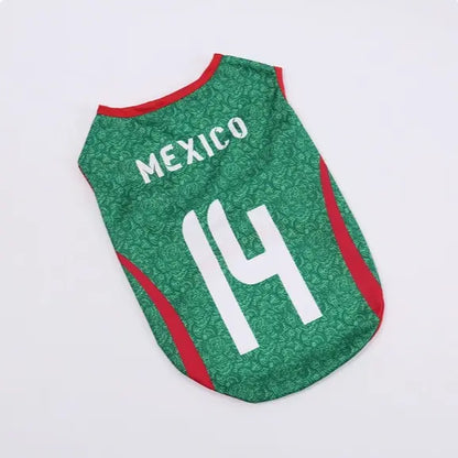 Stylish Pet Soccer Jersey - Perfect Game Day Outfit for Small to Medium Dogs and Cats!