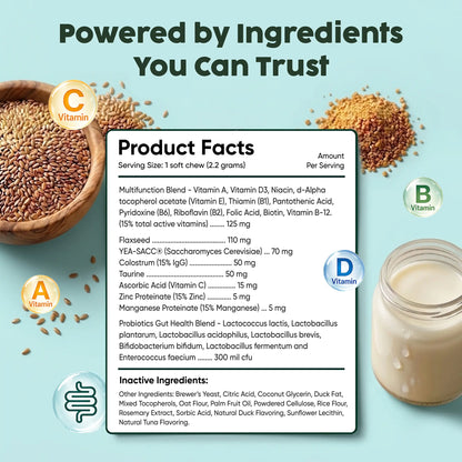 Delicious Multi-Vitamin Chews for Energy & Immune Defense