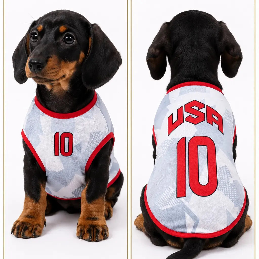 Stylish Pet Soccer Jersey - Perfect Game Day Outfit for Small to Medium Dogs and Cats!