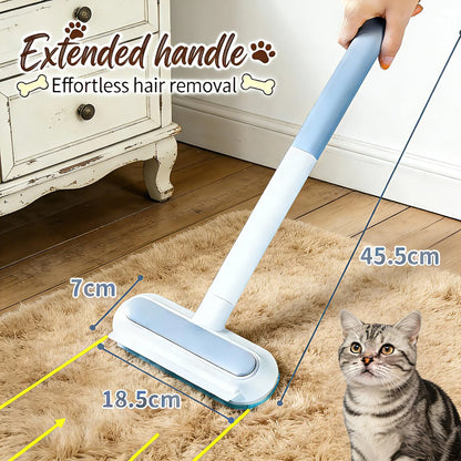 Ultimate 4-In-1 Pet Fur Remover Brush & Washable Cleaning Gloves Set for Effortless Indoor Hair Removal