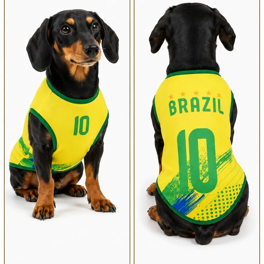 Stylish Pet Soccer Jersey - Perfect Game Day Outfit for Small to Medium Dogs and Cats!
